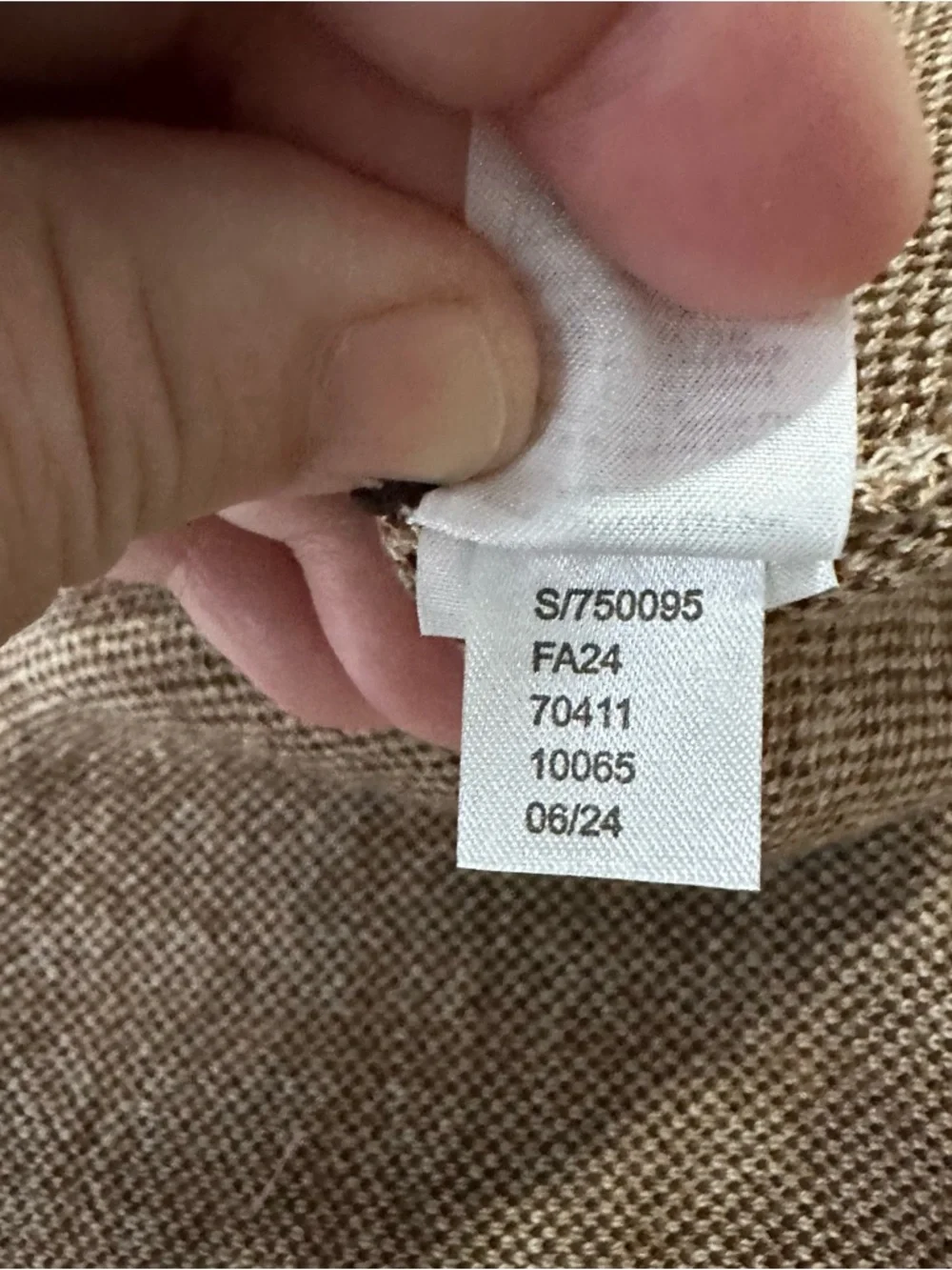 Loft Ann Taylor Brown Plaid 100% Cotton Open Front Lightweight Cardigan Sweater - Picture 13 of 14